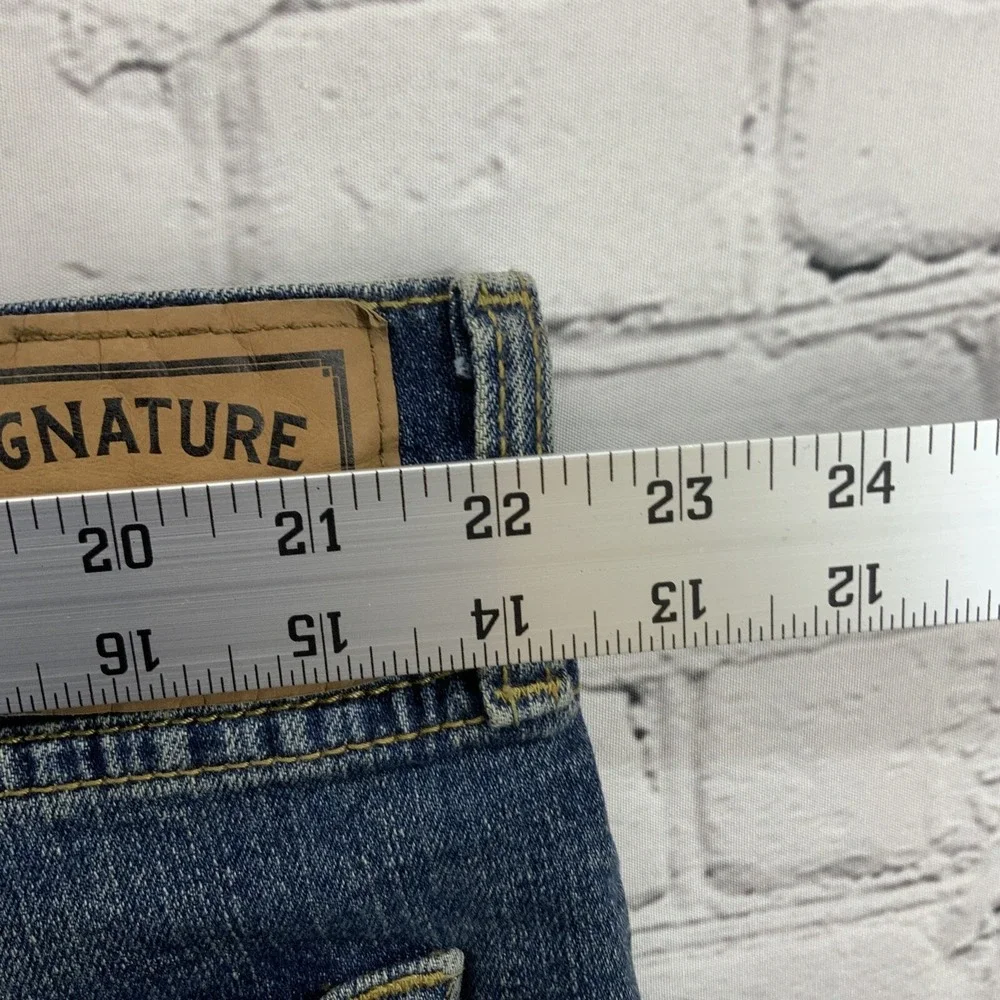 Signature Levi Strauss Blue Jeans Mens‎ Sz 44 X 30 Regular Straight Fit